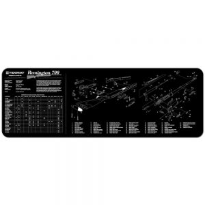 REMINGTON 700 MAT - 12 X 36" - BLACK"""