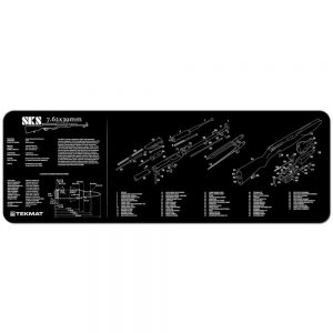 SKS MAT – 12” X 36” - BLACK