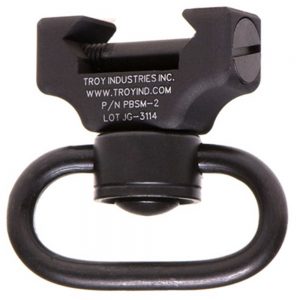 TROY Q.D. 360 RAIL MOUNT WITH SWIVEL – PUSH BUTTON, BLACK