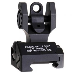 TROY BATTLESIGHT REAR FOLDING - BLACK