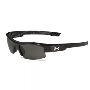 UA NITRO L SUNGLASSES - BLACK/GRAY, YOUTH