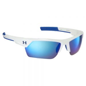 IGNITOR II SUNGLASSES - BLUE LENS, WHITE FRAME