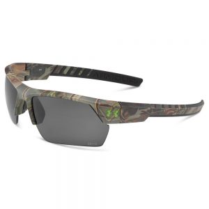 UA RANGER STORM POLARIZED SUNGLASSES, REALTREE/GREY POLARIZED LENS