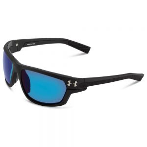 HOOK'D STM STN BLK FRM GRY/BLU POL LENS