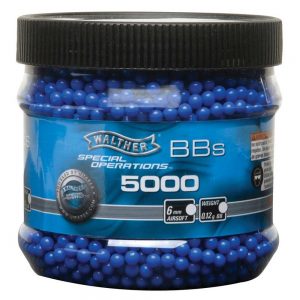 WALTER 6 MM AIR SOFT BB'S - 5000 COUNT