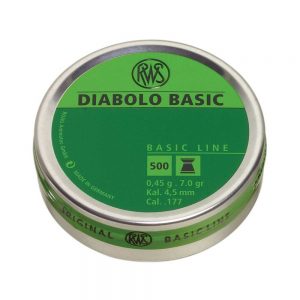 RWS DIABOLO BASIC PELLETS - .177 CALIBER - 500 COUNT