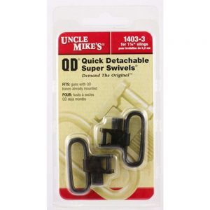 QD SUPER SWIVEL WITH TRI-LOCK - BLUED, 1 1/4 INCH