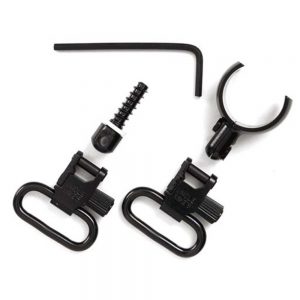 MAGNUM BAND SHOTGUN SWIVELS - MOST SINGLE BARREL 12S. (.850-.900 DIA.) - BLUED, 1 INCH