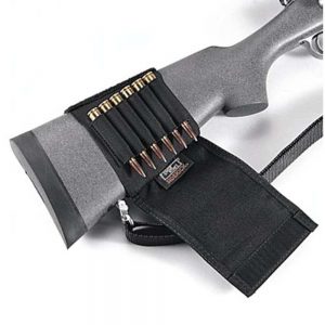 BUTTSTOCK SHELL HOLDER - FLAP STYLE, RIFLE (6 LOOPS)