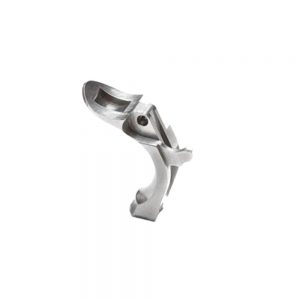 BEAVERTAIL GRIP SAFETY, HIGH RIDE - STAINLESS - BULLET PROOF