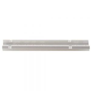 TOP MOUNT ALUMINUM BASE #63B - 1-PIECE, SILVER