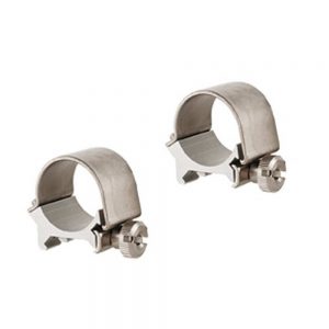 DETACHABLE TOP MOUNT RINGS - 1, LOW, SILVER"