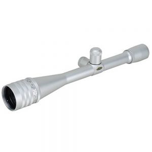 T-SERIES 36X40MM FINE CROSSHAIR RETICLE - ADJUSTABLE OBJECTIVE, SILVER RIFLESCOPE